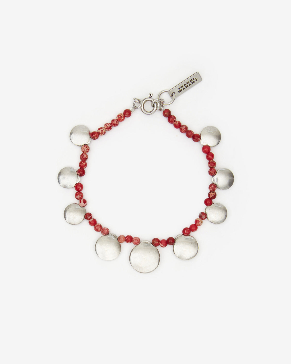 Armband Adriel - Damen - Rio Red-silver - Isabel Marant von Isabel Marant