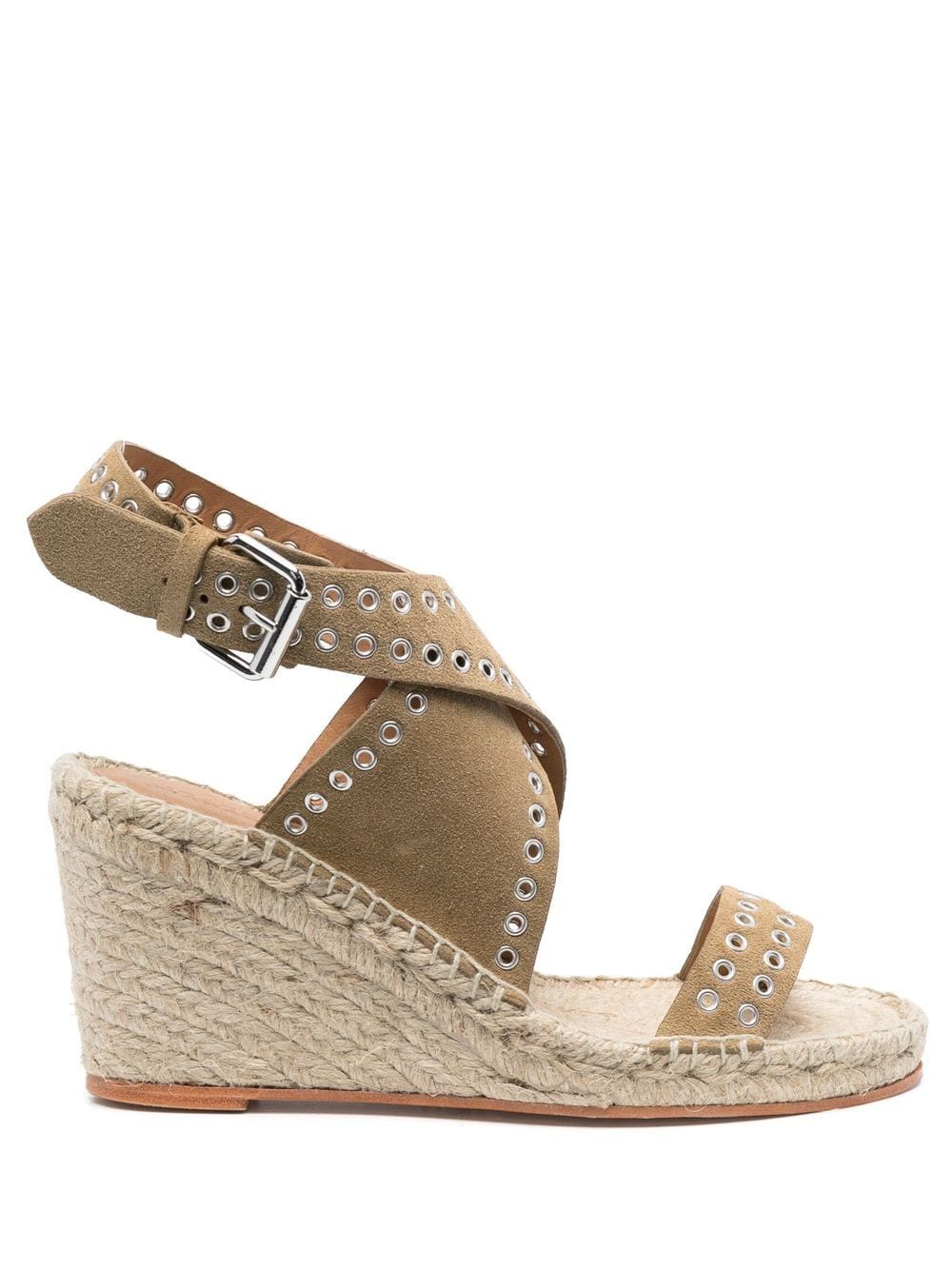 ISABEL MARANT Espadrilles aus Wildleder 70mm - Nude von ISABEL MARANT