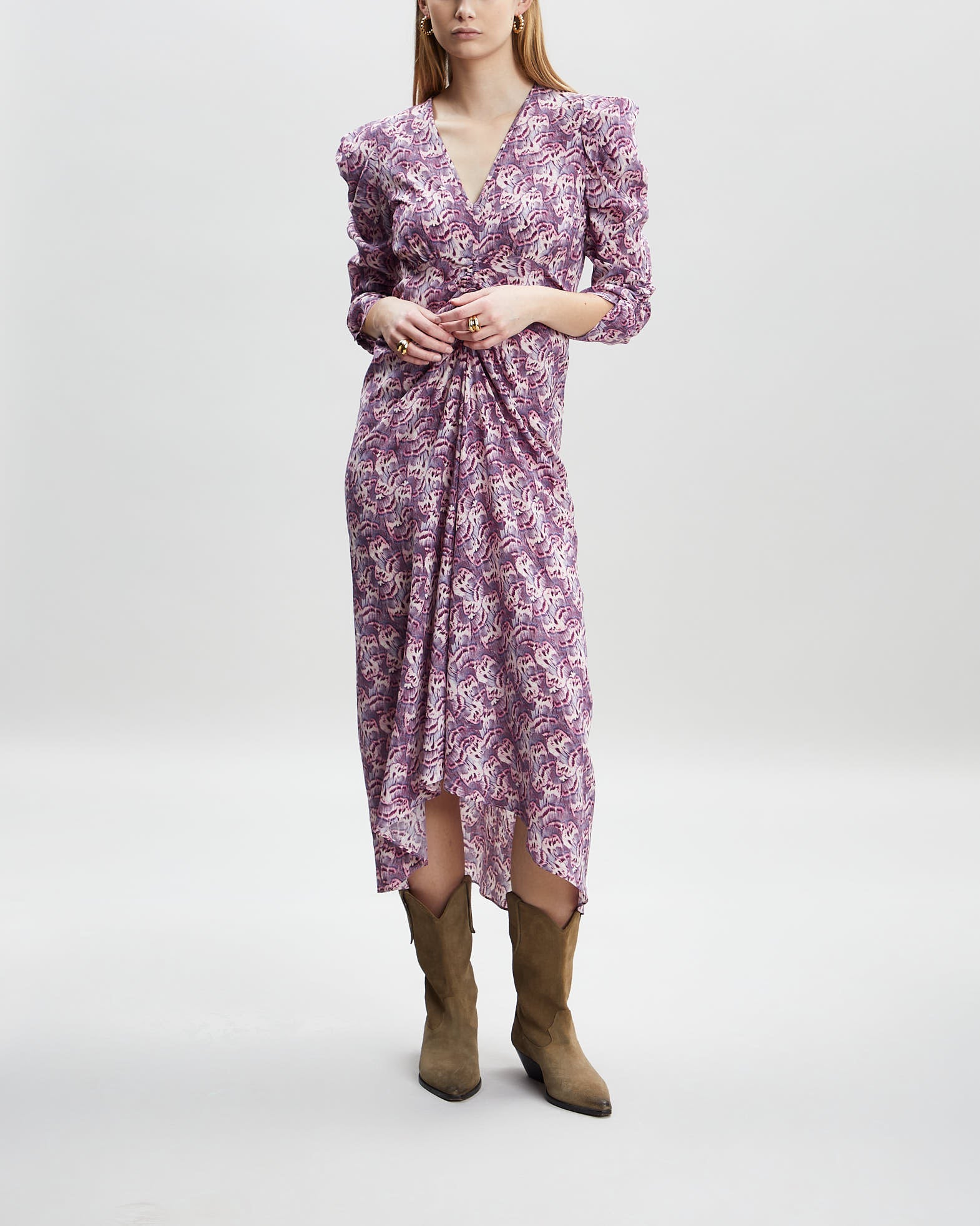 Isabel Marant Dress Albini Purple von Isabel Marant