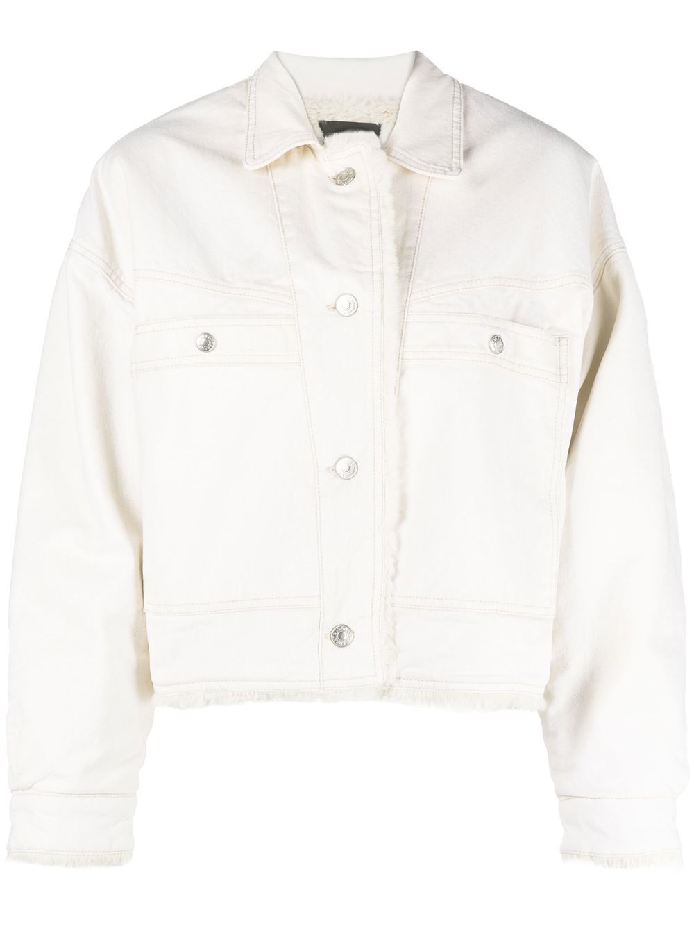 ISABEL MARANT Paoleta Jeansjacke - Nude von ISABEL MARANT