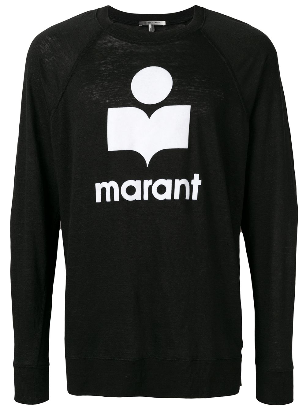 MARANT Pullover mit Logo-Print - Schwarz von MARANT