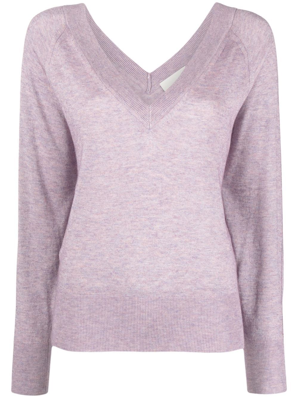 ISABEL MARANT Pullover mit V-Ausschnitt - Violett von ISABEL MARANT