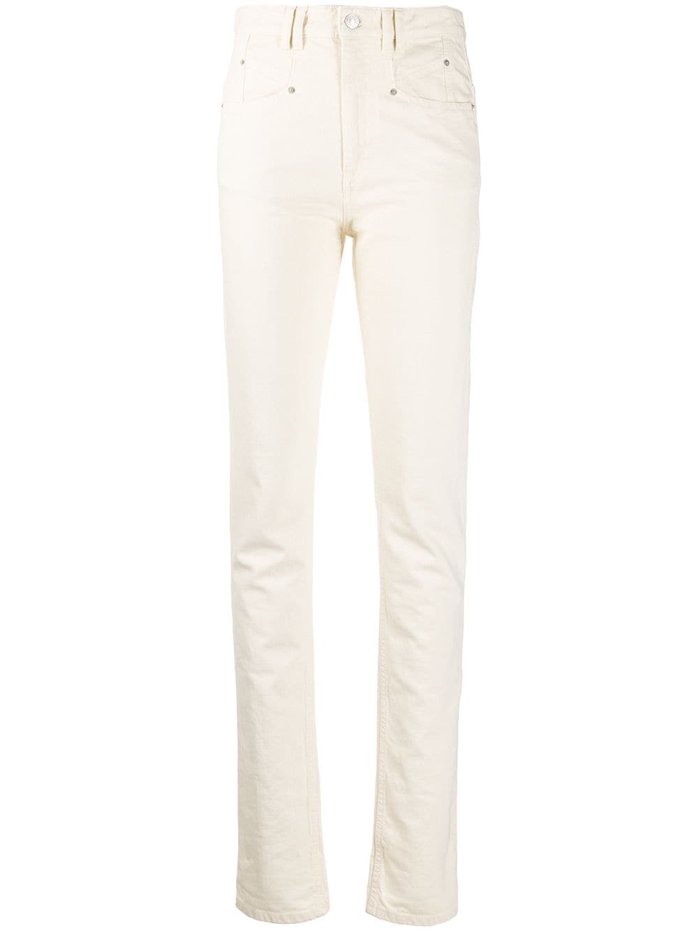 ISABEL MARANT Taillenhohe Skinny-Jeans - Nude von ISABEL MARANT