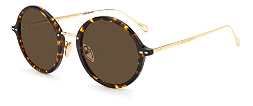 Isabel Marant Unisex Sunglasses, 2IK/70 Havana Gold, 53 von Isabel Marant