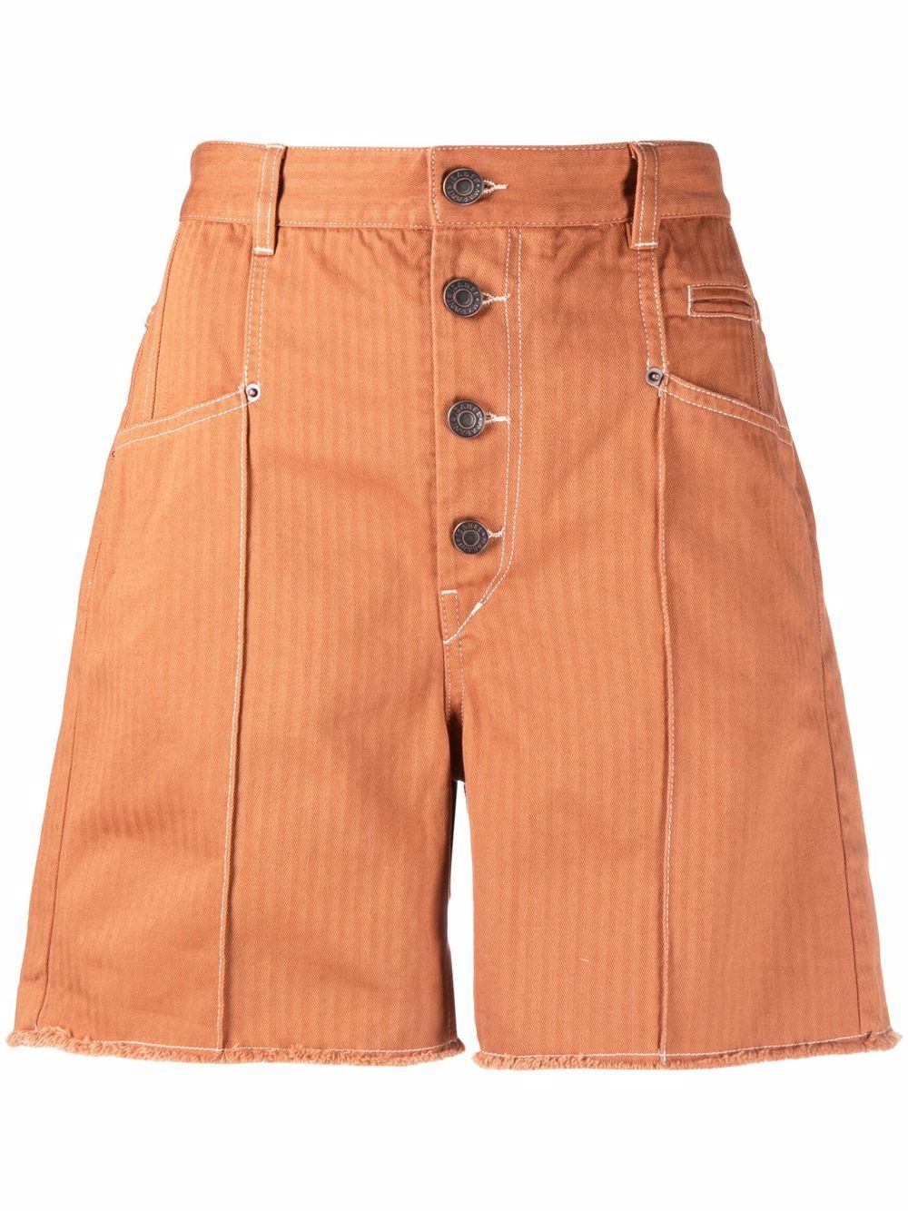 ISABEL MARANT Shorts mit Knopfverschluss - Orange von ISABEL MARANT