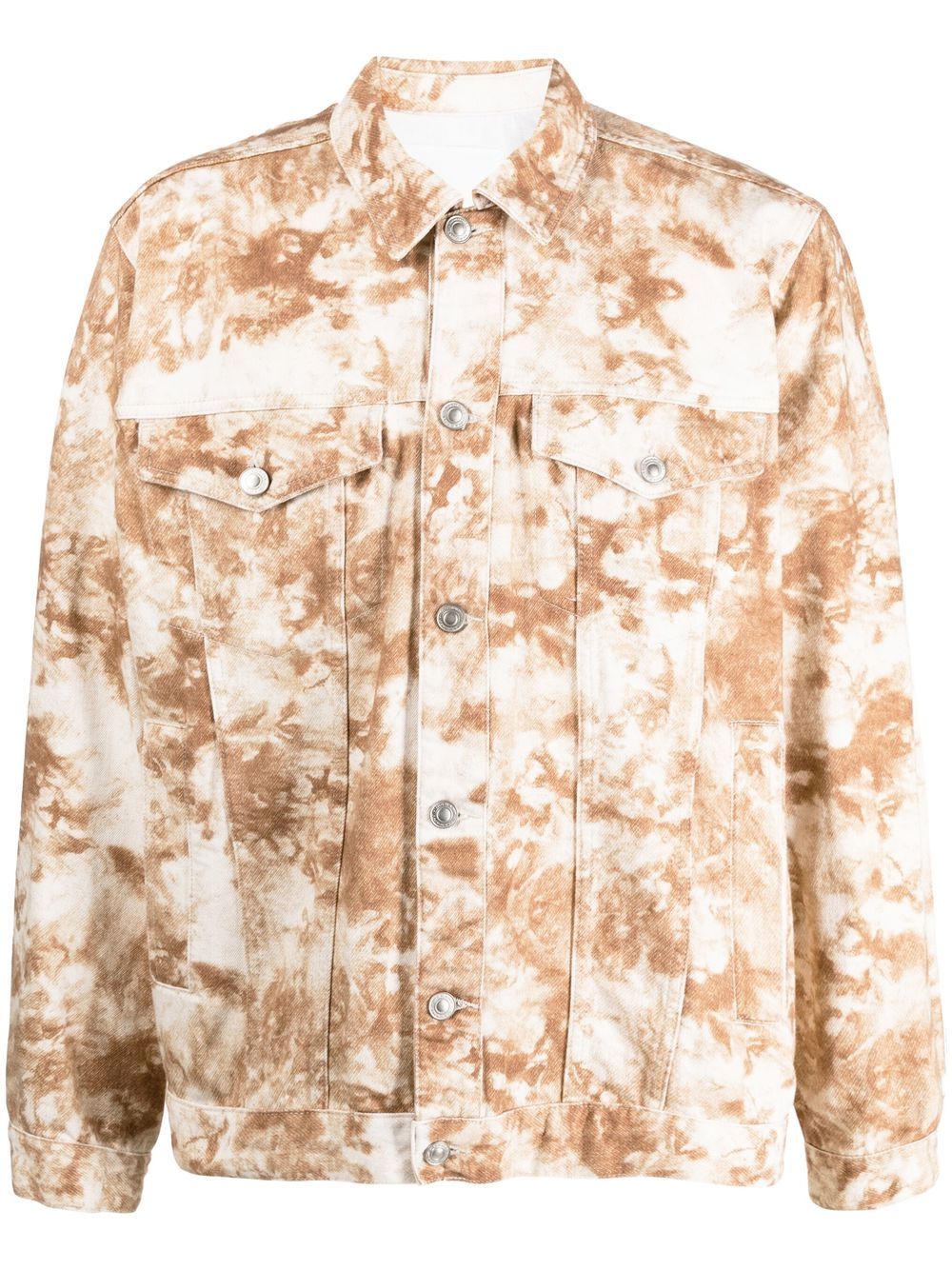 MARANT Jeansjacke mit Camouflage-Print - Nude von MARANT