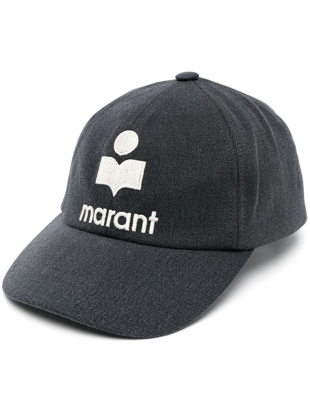 ISABEL MARANT Baseballkappe mit Logo-Stickerei - Schwarz von ISABEL MARANT