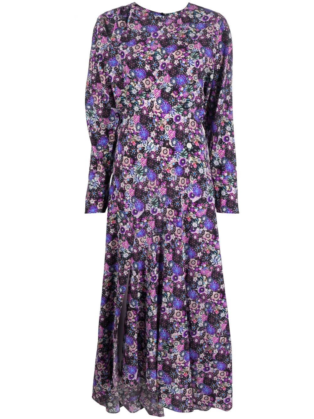 ISABEL MARANT Maxikleid mit Blumen-Print - Violett von ISABEL MARANT