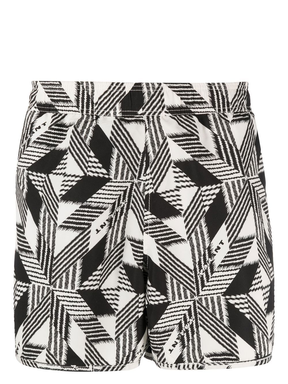 MARANT Badeshorts mit geometrischem Print - Schwarz von MARANT