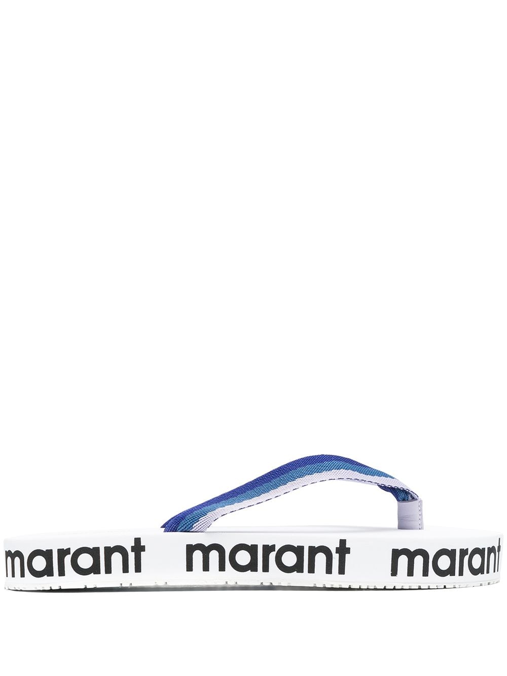 ISABEL MARANT Flip-Flops mit Logo-Print - Blau von ISABEL MARANT