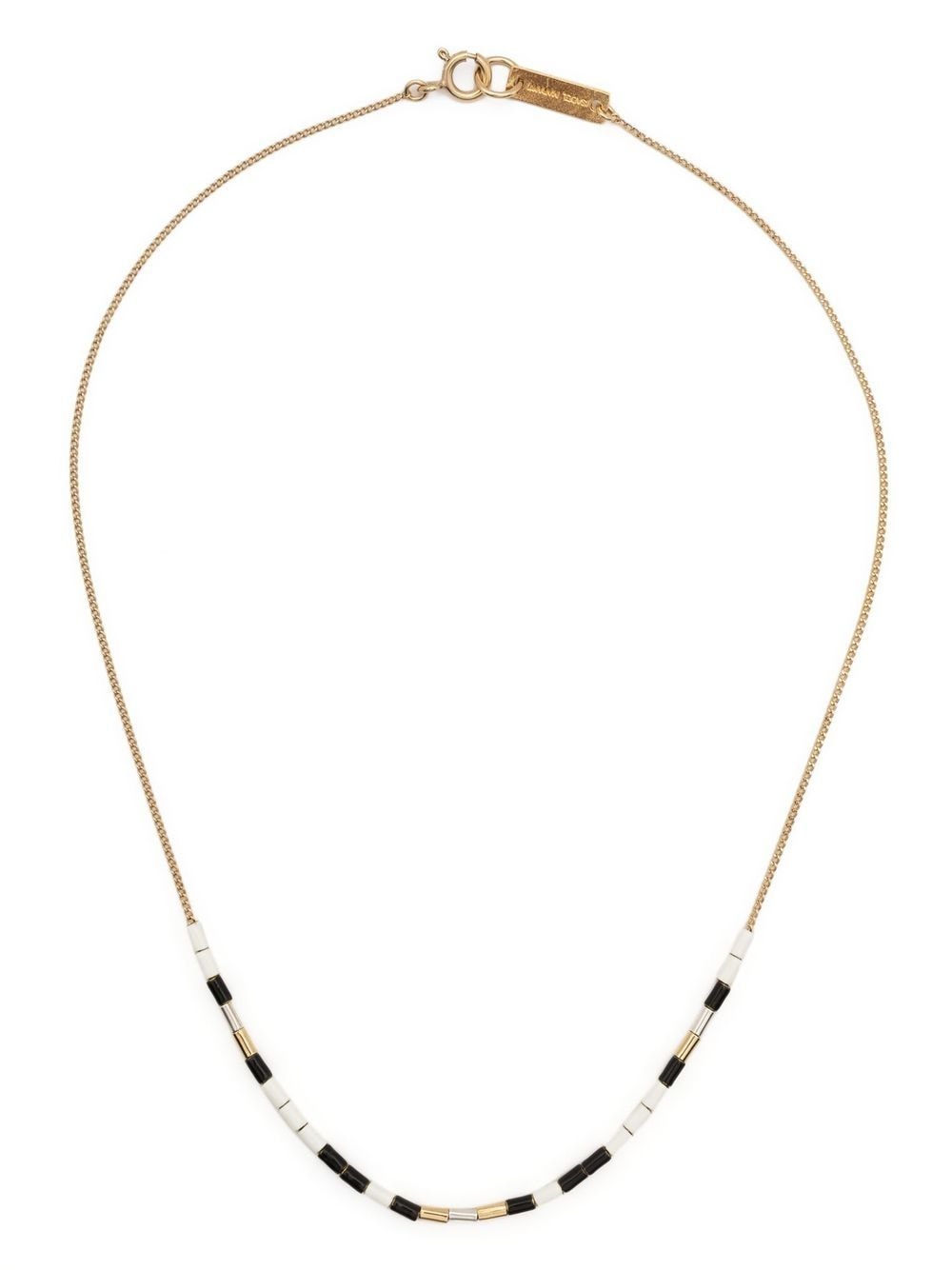 ISABEL MARANT Halskette mit Kunstharzperlen - Gold von ISABEL MARANT