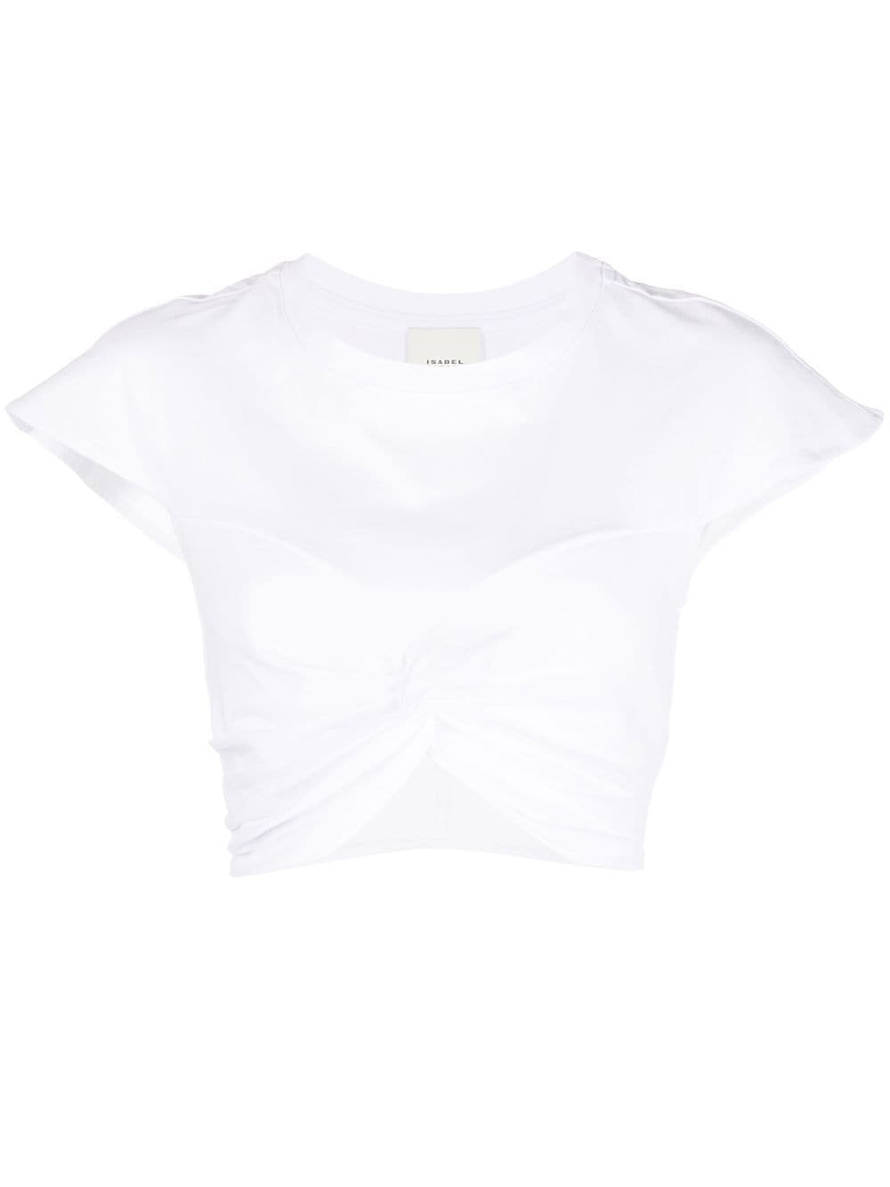 ISABEL MARANT Klassisches Cropped-T-Shirt - Weiß von ISABEL MARANT