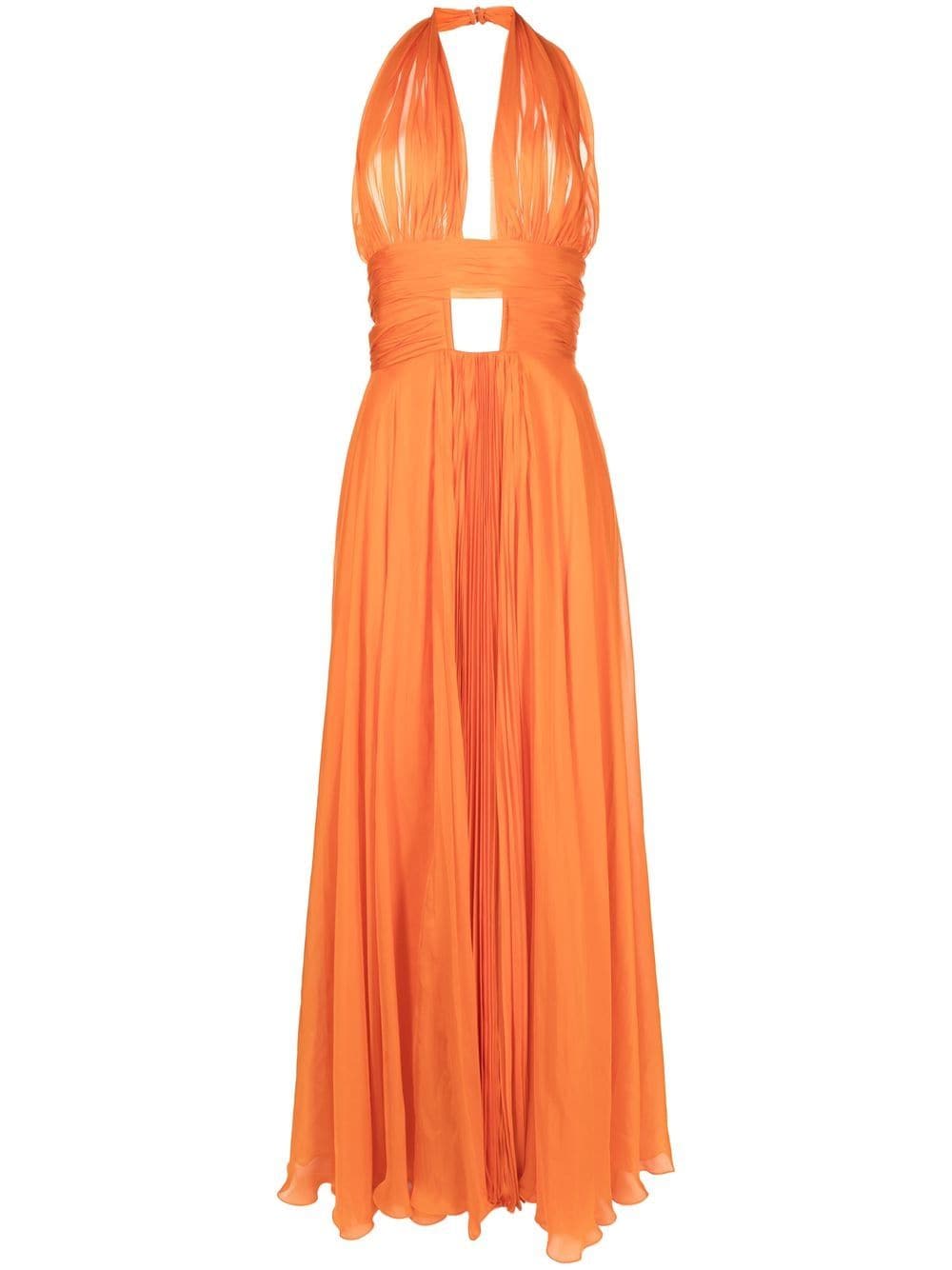Isabel Sanchis Neckholder-Kleid - Orange von Isabel Sanchis
