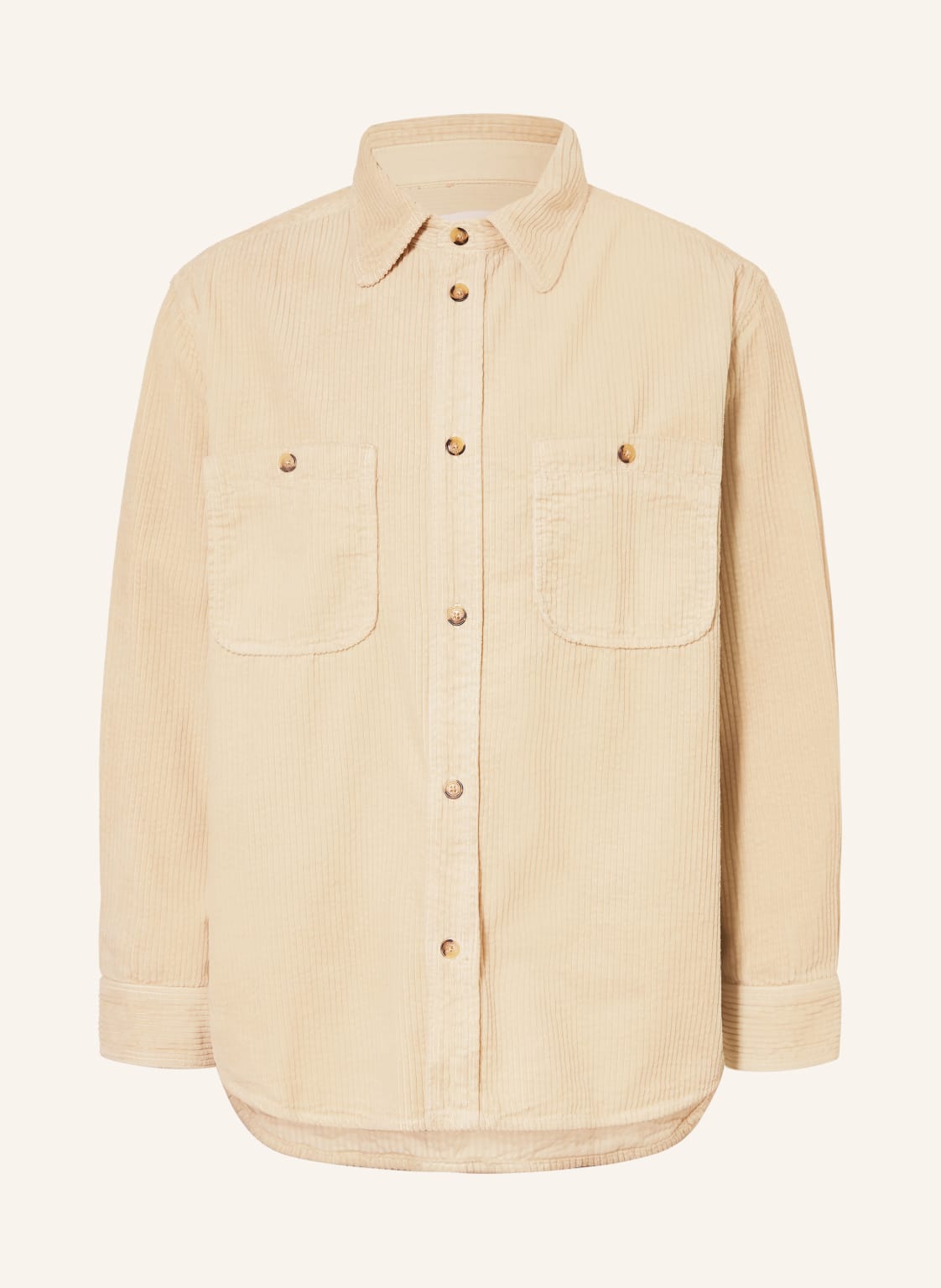 Isabel Marant Cordhemd Nario Comfort Fit beige von Isabel marant