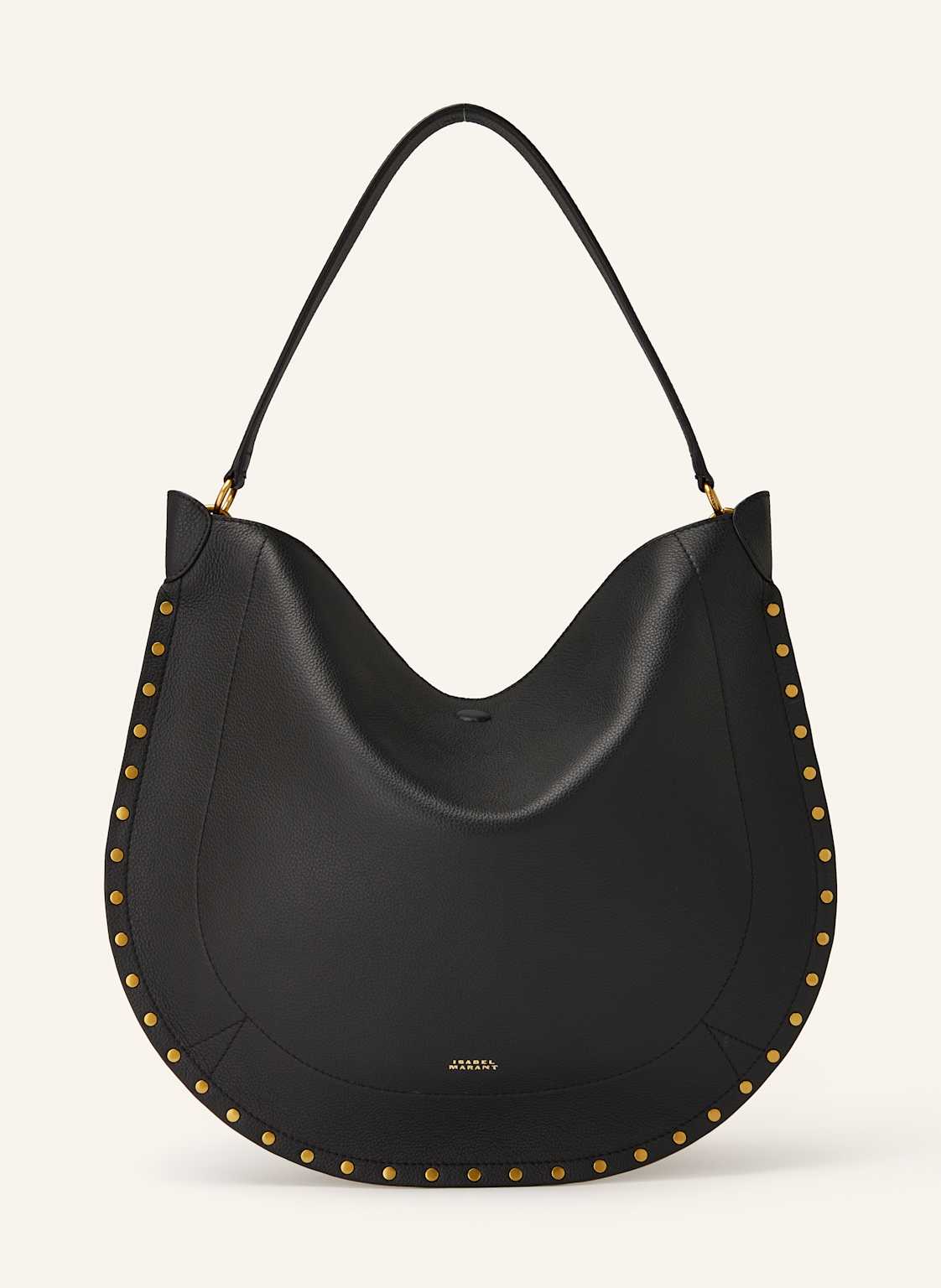 Isabel Marant Hobo-Bag Oskan Mit Pouch Und Nieten schwarz von Isabel marant