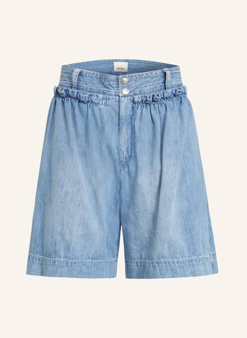 Isabel Marant Jeansshorts Ingrid Mit Rüschen blau von Isabel marant
