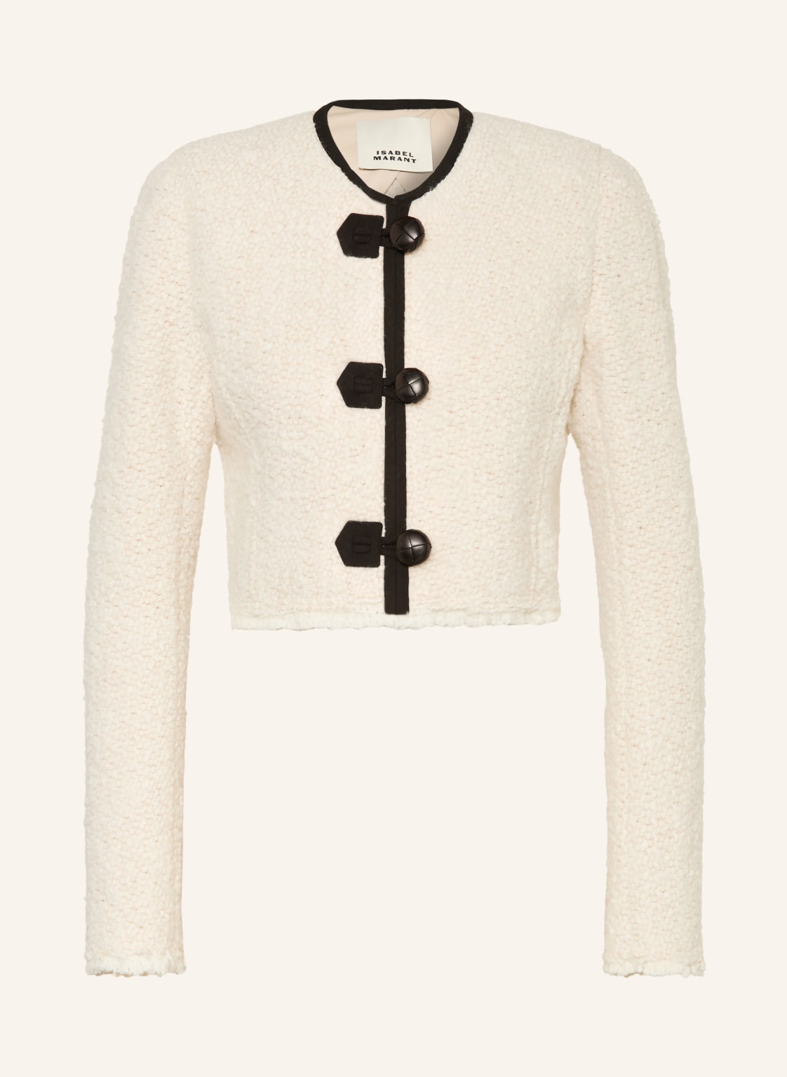 Isabel Marant Kastenjacke Gradilia Aus Bouclé weiss von Isabel marant