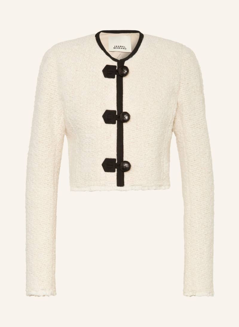 Isabel Marant Kastenjacke Gradilia Aus Bouclé weiss von Isabel marant