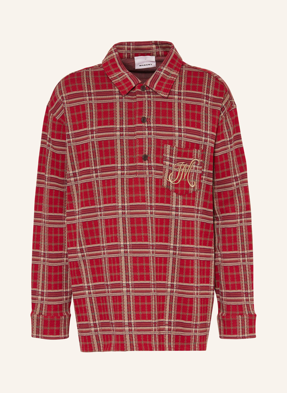 Isabel Marant Poloshirt Orelien rot von Isabel marant