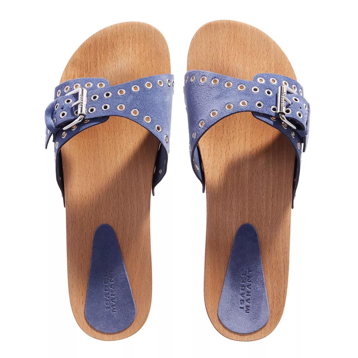 Isabel Marant Sandalen & Sandaletten - Jaso Leather Slides - Gr. 40 (EU) - in Blau - für Damen von Isabel marant