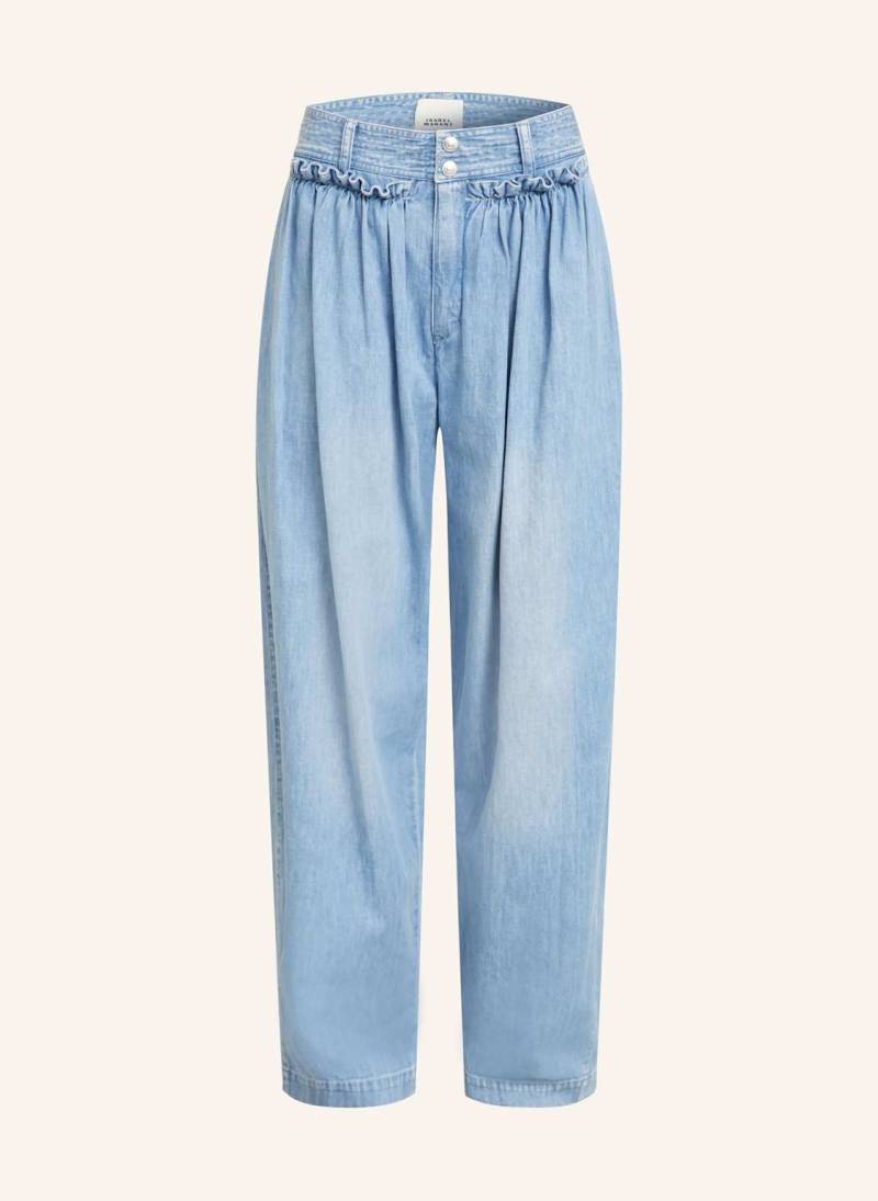 Isabel Marant Wide Leg Jeans Inaya blau von Isabel marant