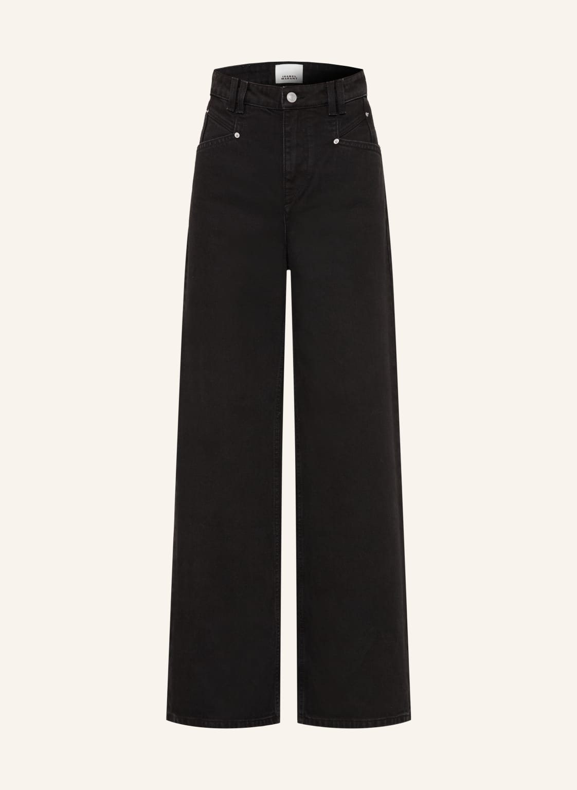 Isabel Marant Wide Leg Jeans Lemony schwarz von Isabel marant