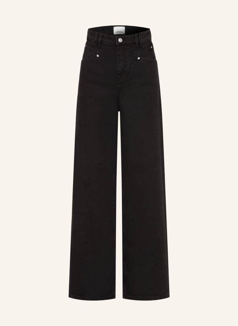 Isabel Marant Wide Leg Jeans Lemony schwarz von Isabel marant