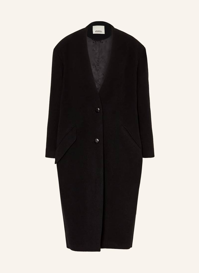 Isabel Marant Wollmantel Florane schwarz von Isabel marant