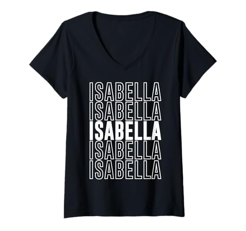 Damen Isabella T-Shirt mit V-Ausschnitt von Isabella Apparel