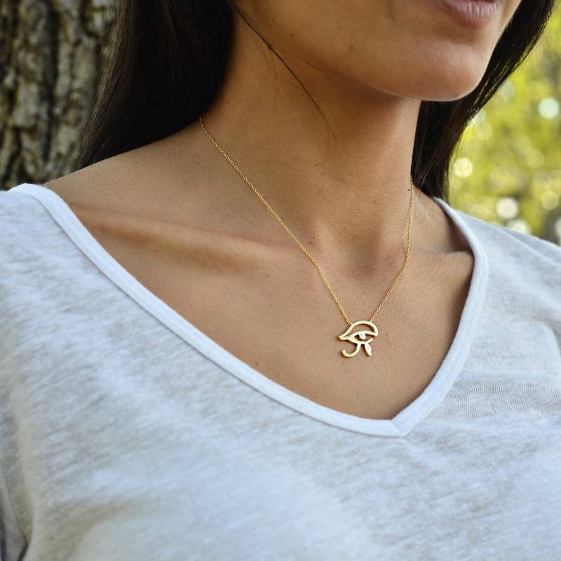 Evil Eye Halskette, Auge Des Horus Sterling Silber, Isabella Celini von IsabellaCelini
