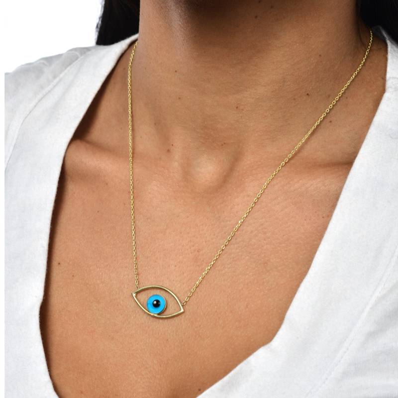 Evil Eye Halsketten-Anhänger - Schützendes, Schichting-Freundliches Design von IsabellaCelini