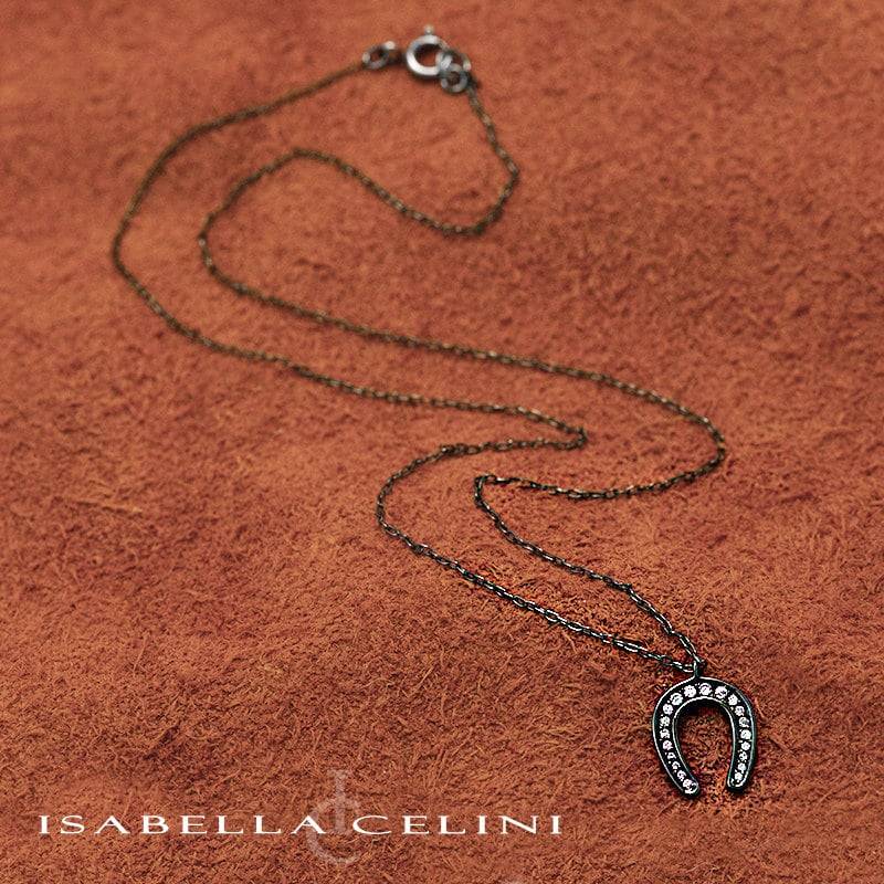 sterling Silber Hufeisen Halskette von IsabellaCelini