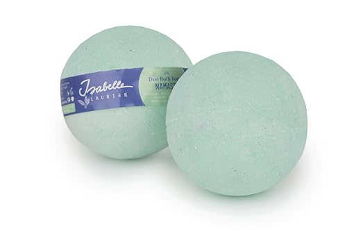Isabelle Laurier - Badebombe für Kinder und Erwachsene – Badekugel mit 97% natürlichen Inhaltsstoffen – Duft Mango – NAMASTE von Isabelle Laurier