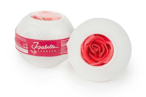 Isabelle Laurier - Badebombe sprudelnd für Kinder und Erwachsene – Badekugel mit weißem Moschusduft – 97% natürliche Inhaltsstoffe – Surprise Me von Isabelle Laurier