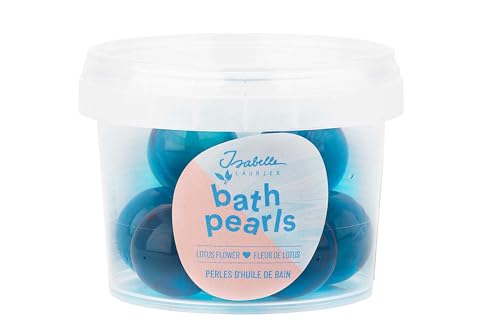 Isabelle Laurier - Set mit 8 Badeperlen für Kinder und Erwachsene – Badezusatzstoffe 97% natürliche Inhaltsstoffe – Lotusblütenduft von Isabelle Laurier
