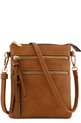 Isabelle Multifunktionale Umhängetasche mit mehreren Taschen, Braun (dunkelbraun), Einheitsgröße von Isabelle
