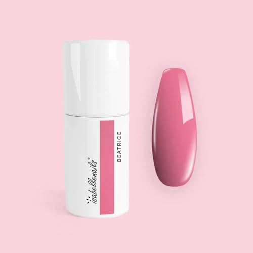 IsabelleNails, Hemma Free Hybrid Nagellack UV LED Nagellack, Hybrid Maniküre Nail Polish, Farblack für Farbintensive Fingernägel Ergiebig und Langlebig Nail Polish (Beatrice, 7 ml) von IsabelleNails