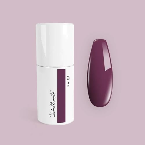 IsabelleNails, Hybrid Nagellack UV LED Nagellack, Hybrid Maniküre Nail Polish, Farblack für Farbintensive Fingernägel Ergiebig und Langlebig Nail Polish (Kaira, 7 ml) von IsabelleNails
