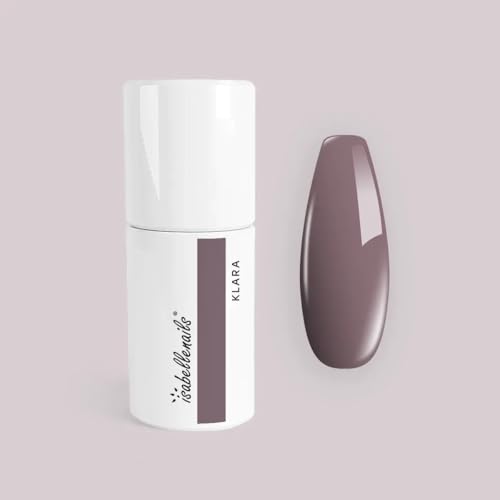 IsabelleNails, Hybrid Nagellack UV LED Nagellack, Hybrid Maniküre Nail Polish, Farblack für Farbintensive Fingernägel Ergiebig und Langlebig Nail Polish (Klara, 7 ml) von IsabelleNails