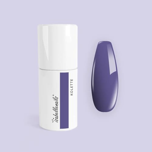 IsabelleNails, Hybrid Nagellack UV LED Nagellack, Hybrid Maniküre Nail Polish, Farblack für Farbintensive Fingernägel Ergiebig und Langlebig Nail Polish (Kolete, 7 ml) von IsabelleNails