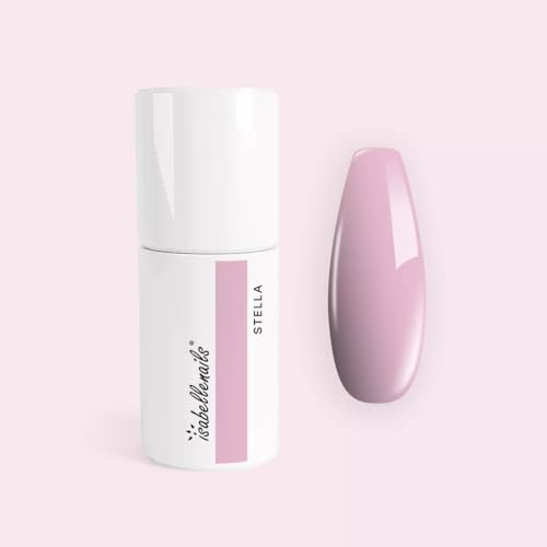 IsabelleNails, Hybrid Nagellack UV LED Nagellack, Hybrid Maniküre Nail Polish, Farblack für Farbintensive Fingernägel Ergiebig und Langlebig Nail Polish (Stella, 7 ml) von IsabelleNails