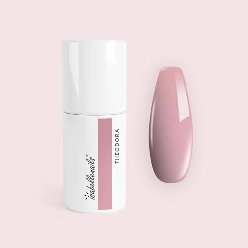 IsabelleNails, Hybrid Nagellack UV LED Nagellack, Hybrid Maniküre Nail Polish, Farblack für Farbintensive Fingernägel Ergiebig und Langlebig Nail Polish (Theodora, 7 ml) von IsabelleNails