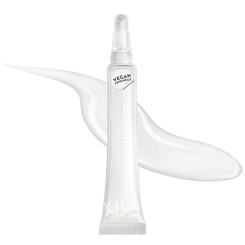 IsaDora Glossy Lip Treat Lipgloss - Pflegender Lip Gloss für volle Lippen - Stimuliert Kollagenbildung - Einzigartiger Glanz ohne zu kleben - Vegan mit Shea-Butter - Clear von Isadora