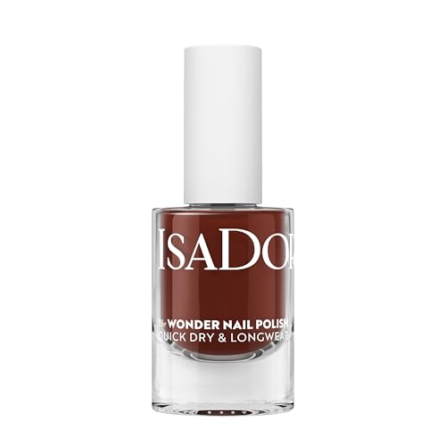 IsaDora Nagellack schnelltrocknend - Langanhaltend und einfach aufzutragen - Individuelles Nageldesign - Veganer Nagellack - Nail Polish in verschiedenen Farben - 132 Intense Rust von Isadora
