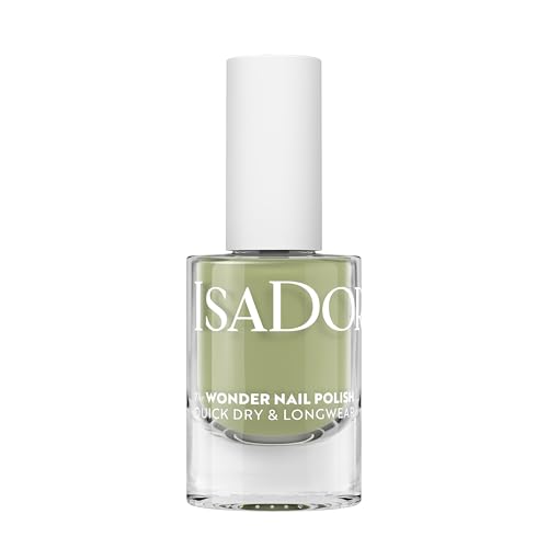 IsaDora Nagellack schnelltrocknend - Langanhaltend und einfach aufzutragen - Individuelles Nageldesign - Veganer Nagellack - Nail Polish in verschiedenen Farben - 143 Cool Matcha von Isadora