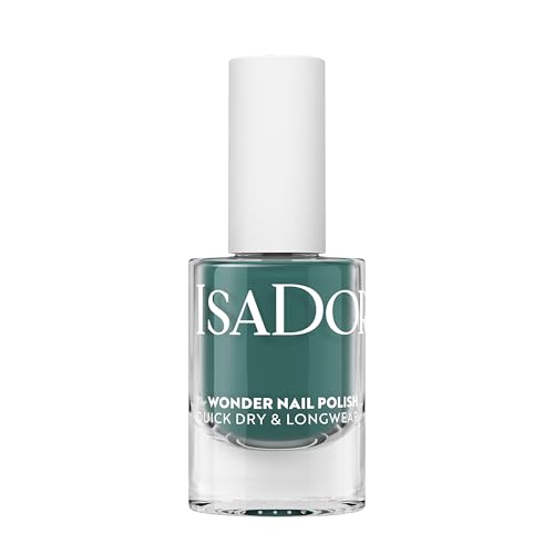 IsaDora Nagellack schnelltrocknend - Langanhaltend und einfach aufzutragen - Individuelles Nageldesign - Veganer Nagellack - Nail Polish in verschiedenen Farben - 145 Green Harmony von Isadora