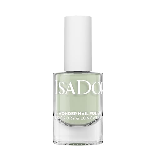 IsaDora Nagellack schnelltrocknend - Langanhaltend und einfach aufzutragen - Individuelles Nageldesign - Veganer Nagellack - Nail Polish in verschiedenen Farben - 146 Pale Sage von Isadora