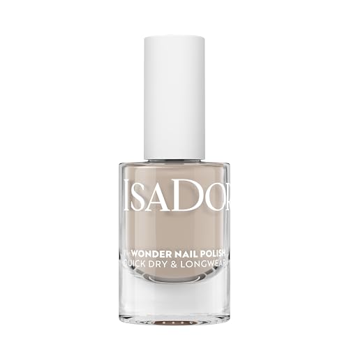 IsaDora Nagellack schnelltrocknend - Langanhaltend und einfach aufzutragen - Individuelles Nageldesign - Veganer Nagellack - Nail Polish in verschiedenen Farben - 218 Oat Milk von Isadora