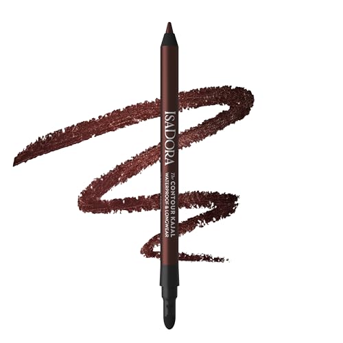 IsaDora Perfect Contour Kajal - Starker Halt ohne zu verwischen - Kajalstift ideal für Smokey Eyes - Hochpigmentiert und Hypoallergen - Einfaches Auftragen - Lidstrich Stift - Bronze Brown von Isadora