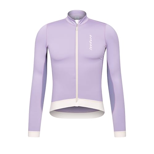 Isadore Herren Radtrikot Langarm Alternative Light Long Sleeve Jersey Recycelt Leicht Reflektierend Lavendelgrau L von Isadore
